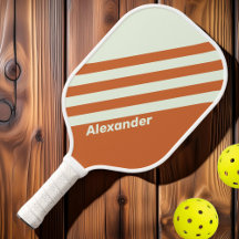 Vintag Sport Orange Streifen mit Namen