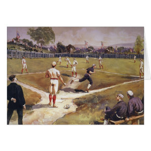 Vintag Sports Baseball Game von Henry Sandham
