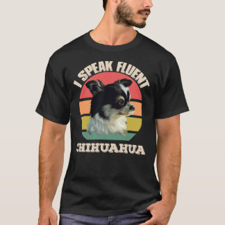 Vintag spreche ich Fluent Chihuahua T-Shirt