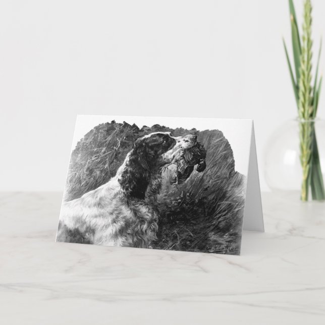 Vintag Springer Spanische Kunst Karte (Vorderseite)