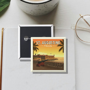 Vintag St. Augustine Florida Button