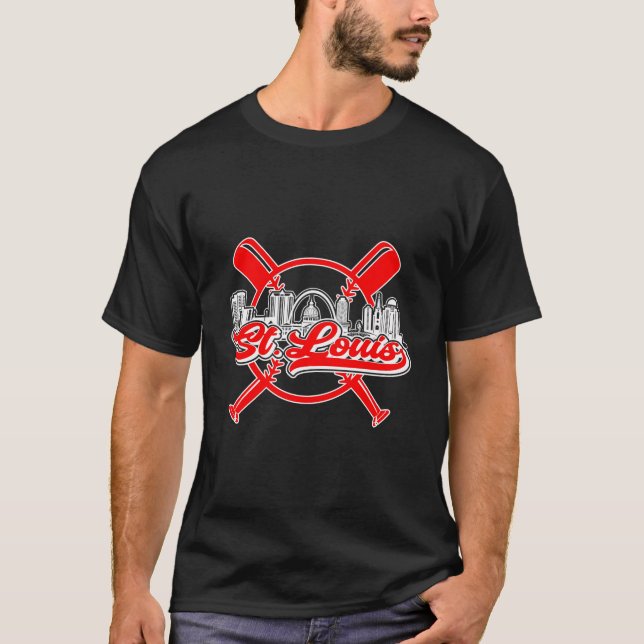 Vintag St. Louis Baseball T-Shirt (Vorderseite)