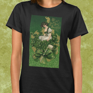 Vintag St. Patrick's Day Souvenir, Irish Lass T-Shirt