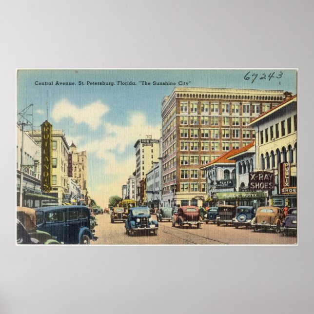 Vintag St. Petersburg Florida Poster (Vorne)