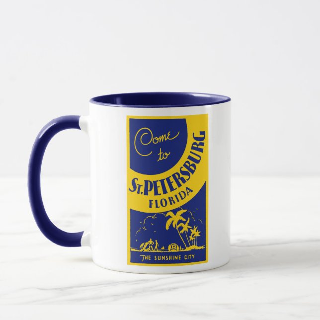 Vintag St. Petersburg Florida Tasse (Links)
