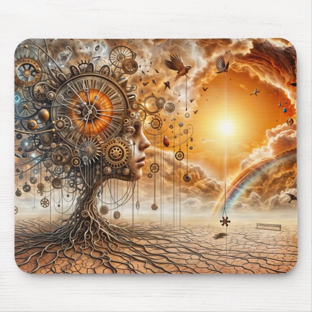 Vintag Steampunk Mousepad (Vorne)