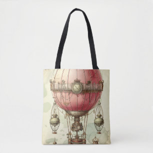 Vintag Steampunk Pink Hot Air Ballon (2)