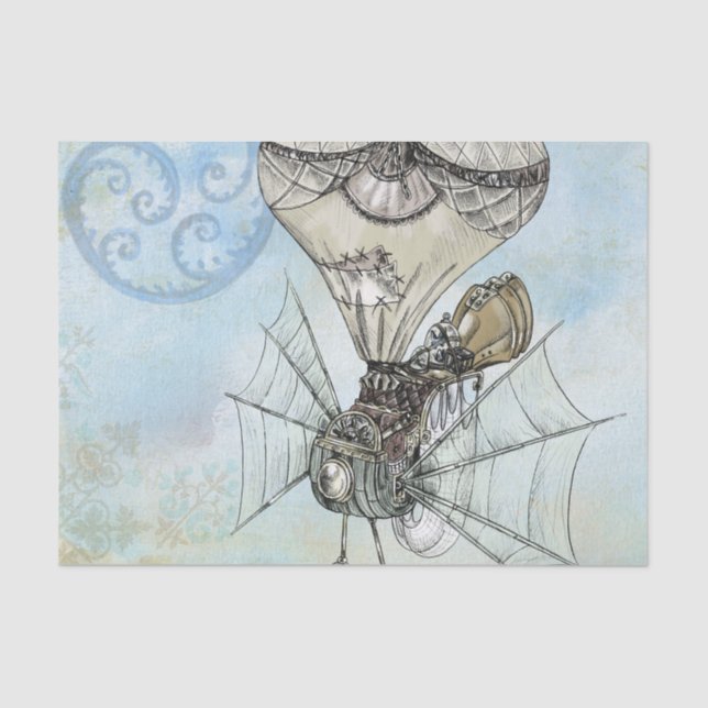 Vintag Steampunk Seidenpapier (Vorderseite)