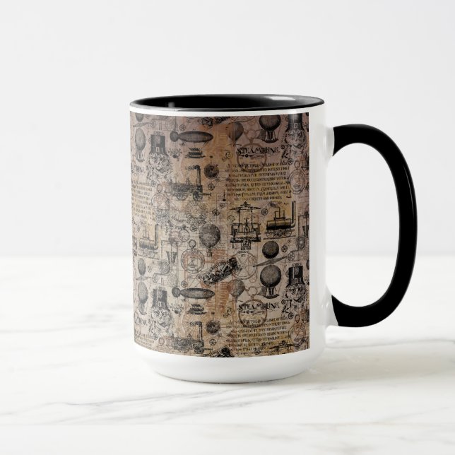 Vintag Steampunk Tasse (Rechts)