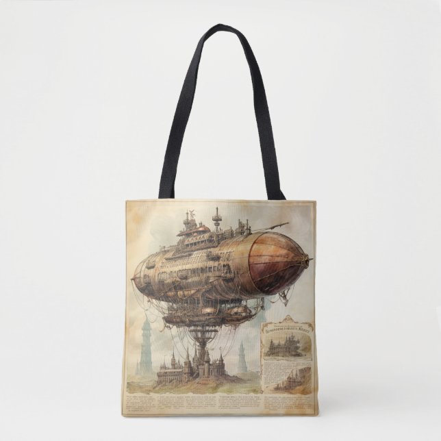 Vintag Steampunk Zeppelin (10) (Vorderseite)