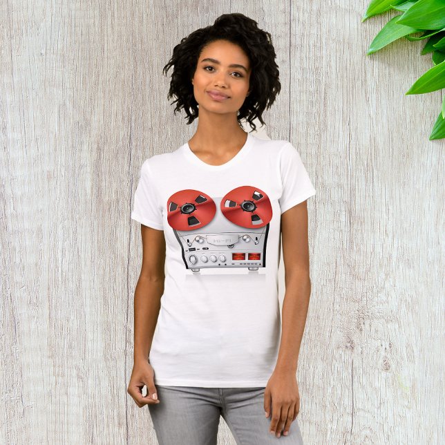 Vintag Stereo Womens T - Shirt (Von Creator hochgeladen)