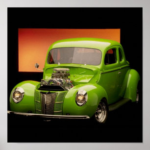 Vintag Street Rod Poster