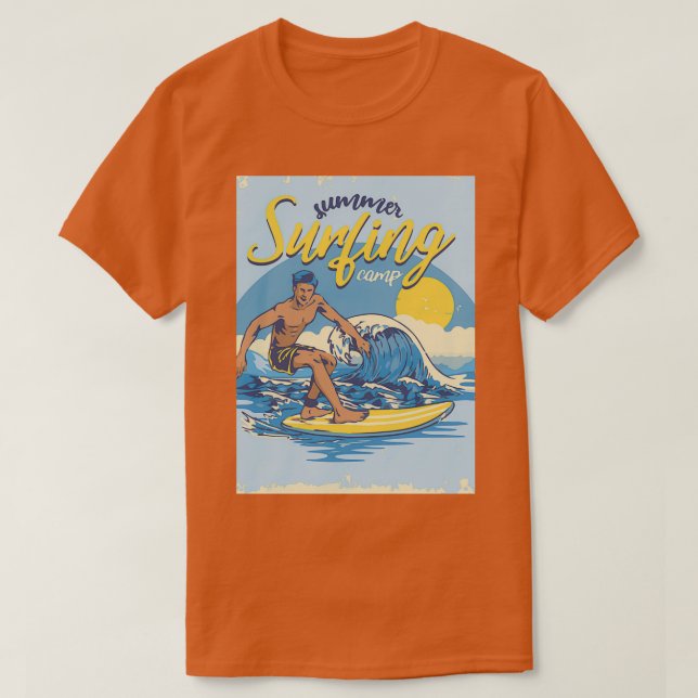 Vintag strukturierter Sommer T-Shirt (Design vorne)