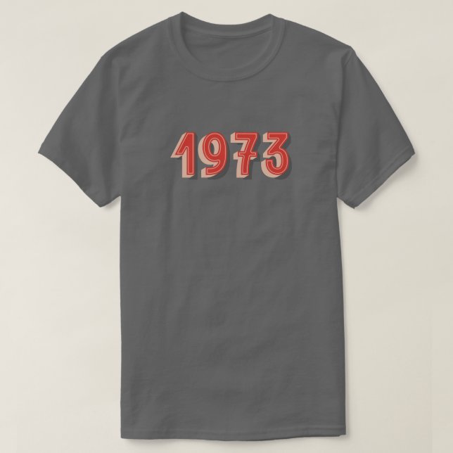 Vintag Style 1973 Abtreibungsrechte T - Shirt (Design vorne)