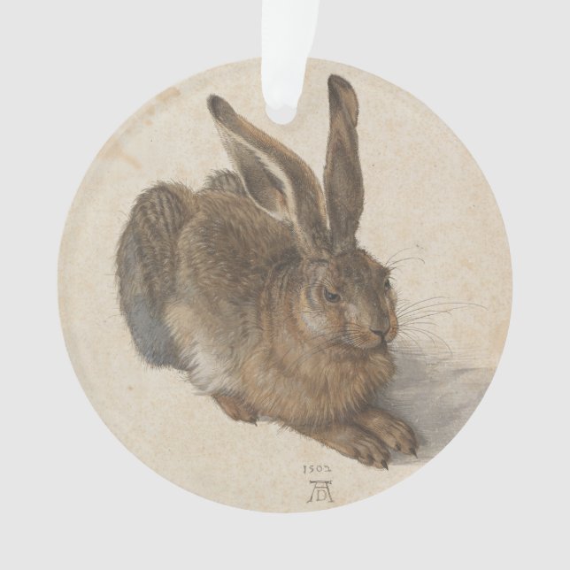 Vintag-Style Albrecht Dürer - Hare Acrylic Ornament (Vorderseite)