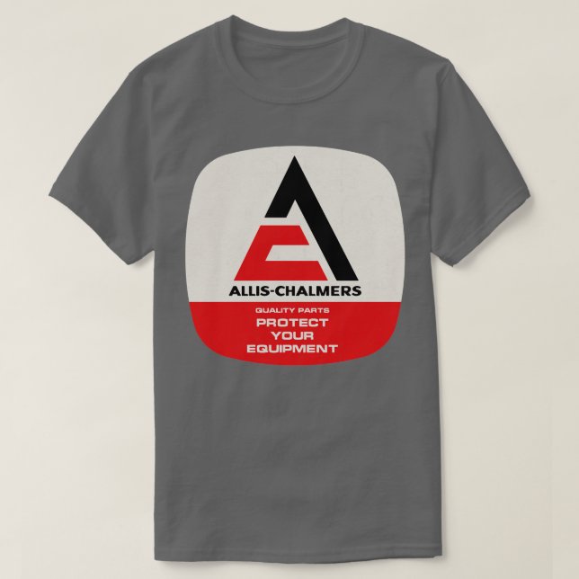 Vintag Style Allis Chalmers Traktor T-Shirt (Design vorne)