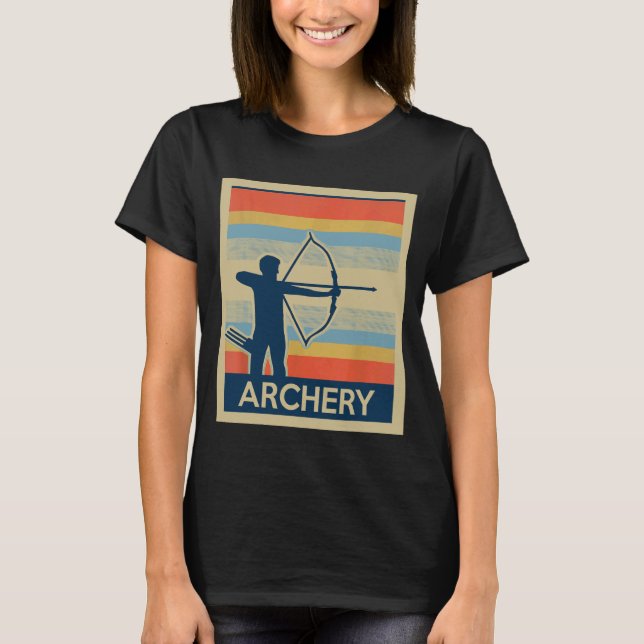 Vintag Style Archery T T-Shirt (Vorderseite)