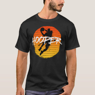 Vintag Style Basketball Hooper Sunset T-Shirt