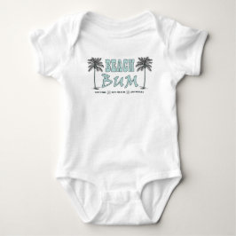 Vintag Style Beach Bum Baby Onsie Strampler