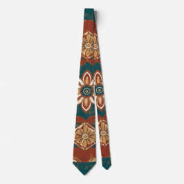 Vintag Style Boho Pattern Neck Tie for Men Krawatte
