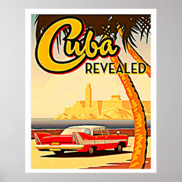 Vintag Style Cuba Poster