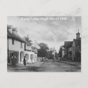 Vintag Style Earls Colne High Street Postcard Postkarte