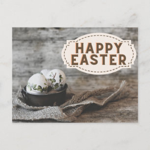 Vintag Style Happy Osterpostkarte Postkarte