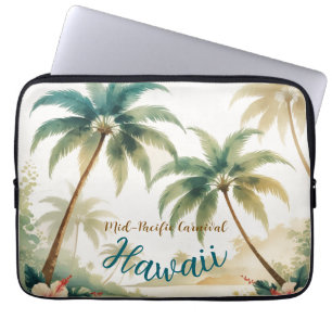 Vintag Style Hawaiian Travel Honolulu Laptopschutzhülle