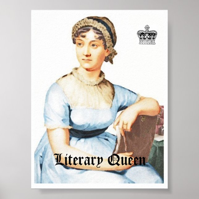 Vintag Style Jane Austen Poster (Vorne)