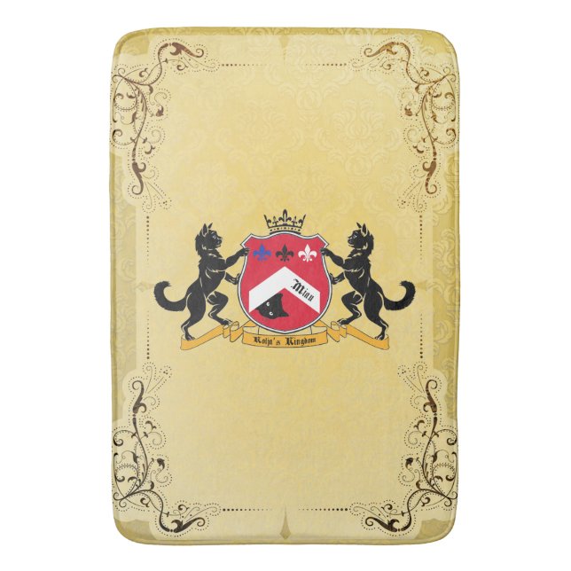 Vintag Style Kolja's Kingdom Bath Mat! Badematte (Vorderseite Vertikal)