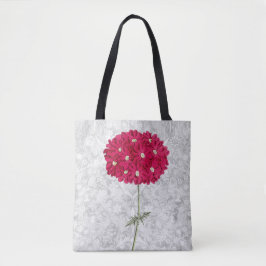 Vintag Style Magenta Hydrangea Blume Tote Bag