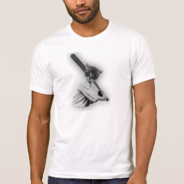 Vintag Style Niedlich Kitten Baseball Tshirt
