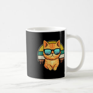Vintag Style Orange Tabby Cat Friendly Wear Su Kaffeetasse