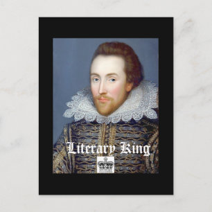Vintag Style William Shakespeare Theme Postcard Postkarte