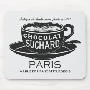Vintag Suchard Chocolat Ad Mousepad