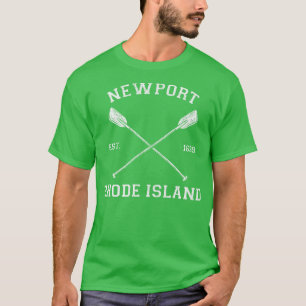 Vintag Summers in Newport Vacation-Grafik T-Shirt