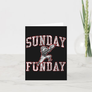 Vintag Sunday Fundy T Shirt New England Football Karte
