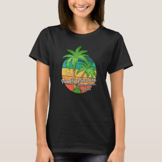 Vintag Sunset Family Vacation 2022 Dominikanische T-Shirt