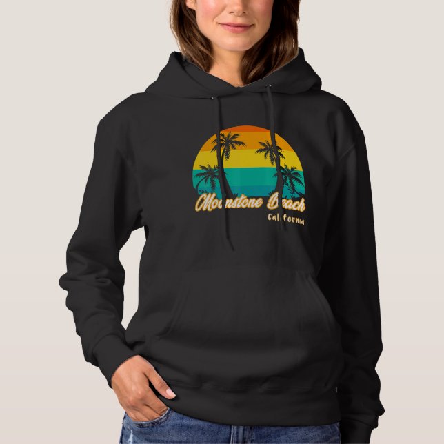 Vintag Sunset Moonstone Beach Cambria Ca Summer Hoodie (Vorderseite)