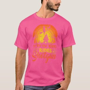 Vintag Sunset My Toy Fox Terrier Dog Ride Shotgun T-Shirt