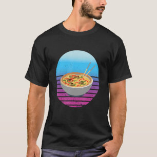 Vintag Sunset Pho Bowl Asian Food Pho Noodle Soup T-Shirt