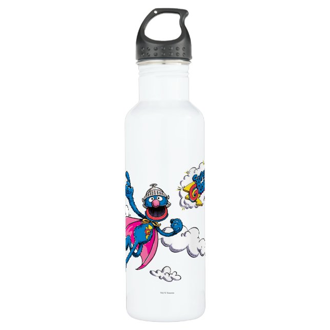 Vintag Super Grover Trinkflasche (Vorderseite)