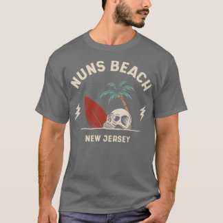 Vintag Surfen Nuns Beach New Jersey Retro Surf S T-Shirt