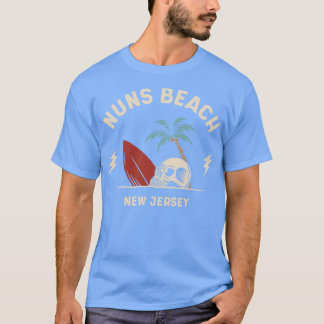 Vintag Surfen Nuns Beach New Jersey Retro Surf S T-Shirt