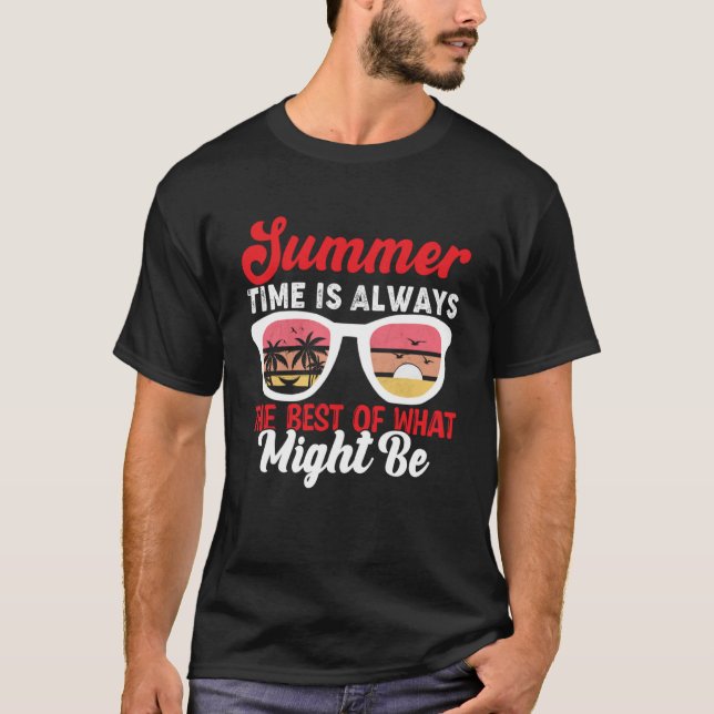 Vintag Surfer Retro Surfing Beach Sommerurlaub T-Shirt (Vorderseite)