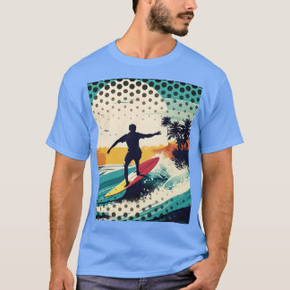 Vintag Surfer Retro Surfing Beach Surfen T-Shirt