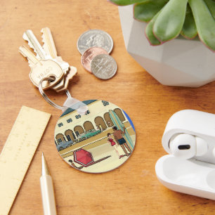 Vintag Surfer Schlüsselanhänger