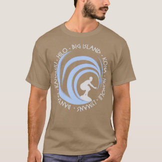 Vintag Surfliebhaber Fan Beach Big Island T-Shirt