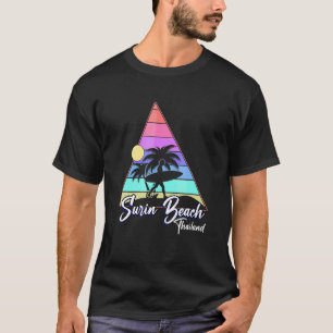 Vintag Surin Beach Thailand Surfen T-Shirt