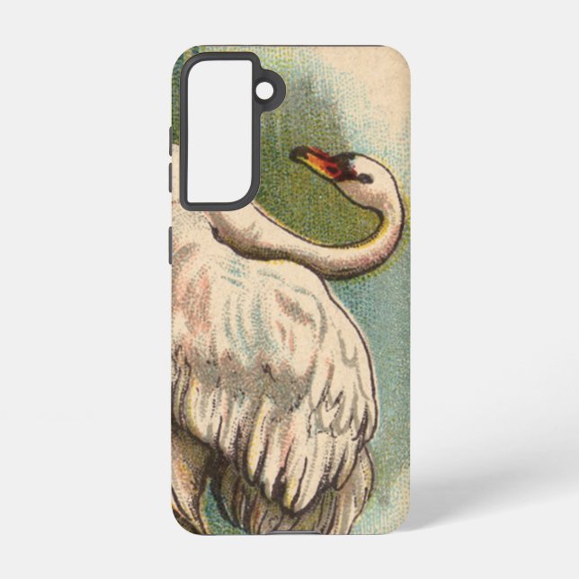 Vintag Swan Samsung Galaxy Hülle (Rückseite)